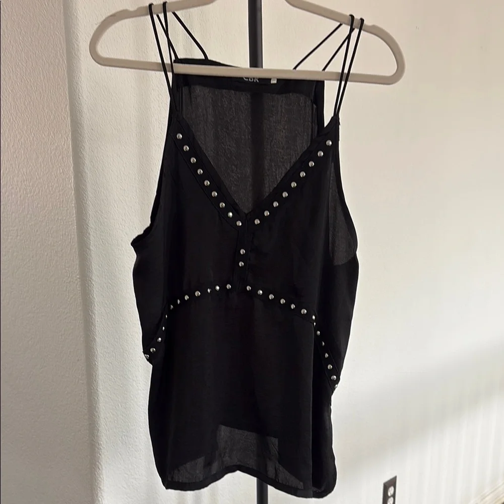 CBR Camisole With Silver Studs NWOT Size L